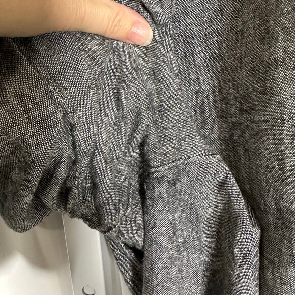 Jones New York Black‎ Heathered Linen Pants Plus Sz 1X Career Essential - Picture 6 of 10